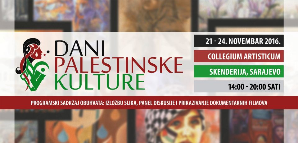 Centar za balkanske i bliskoistočne studije organizuje Dane palestinske kulture